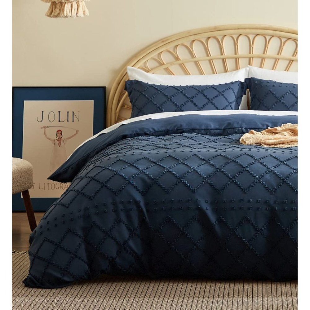 New 3 Pcs Duvet Cover Twin, Queen or King Duvet Cover Set, Boho Beddin… - Picture 1 of 12